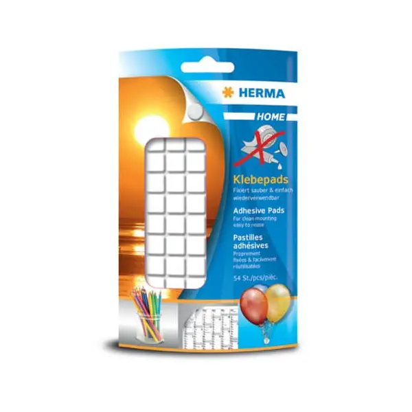 HERMA Klebepads, weiß, wieder ablösbar (EAN: 4008705013505)