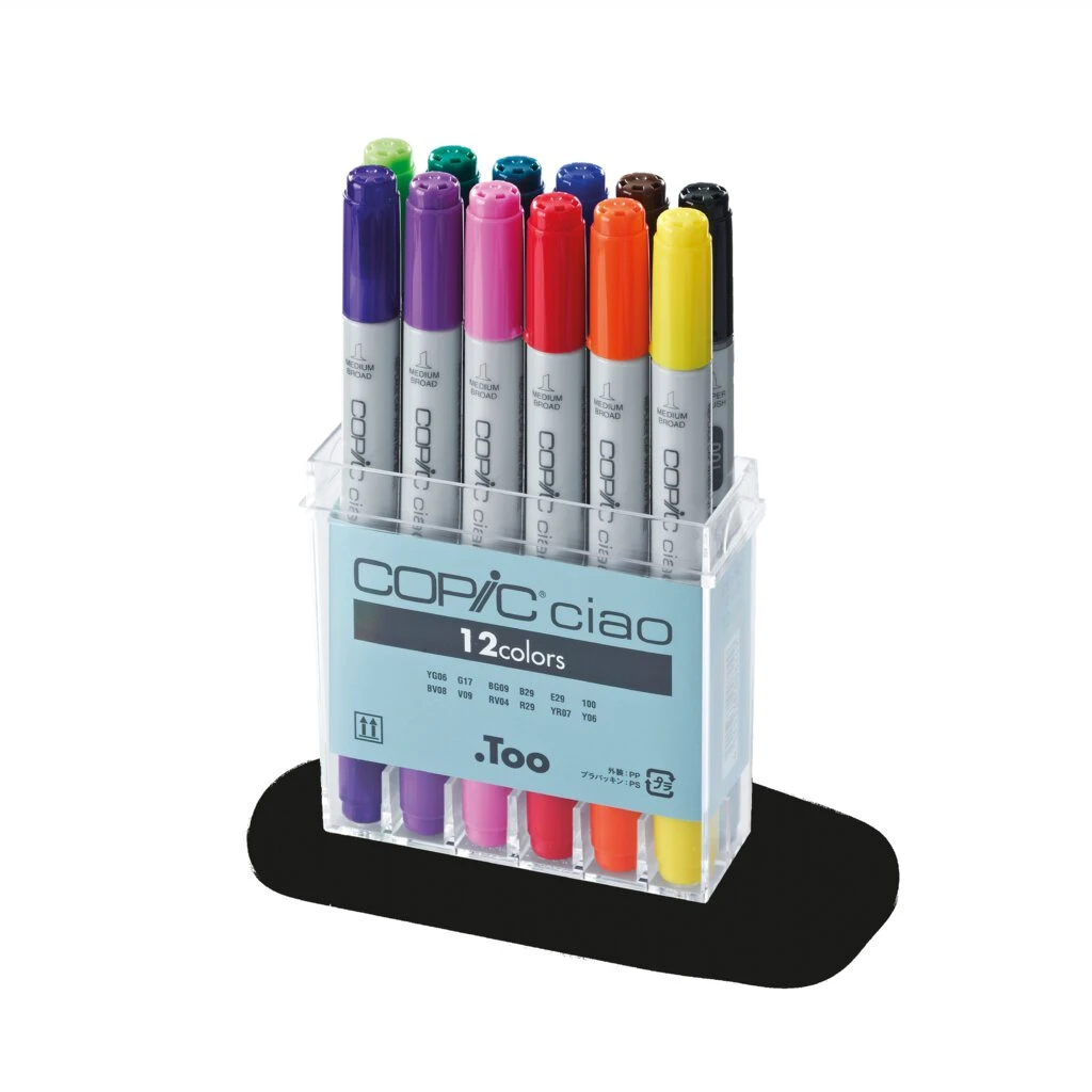 COPIC Marker ciao, 12er Set (EAN: 4511338008249)
