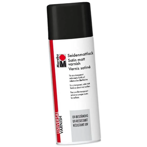 Marabu Seidenmattlack, UV-beständig, 400 ml Dose, farblos (EAN: 4007751691583)