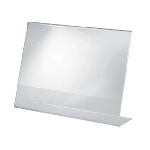 sigel Tischaufsteller, Acryl, DIN A4 quer, schräg, glasklar (EAN: 4004360981777)