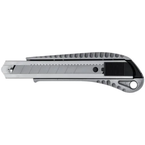 WESTCOTT Cutter "Aluminium Alloy", Klinge: 18 mm, grau/schwarz (EAN: 4027521512825)