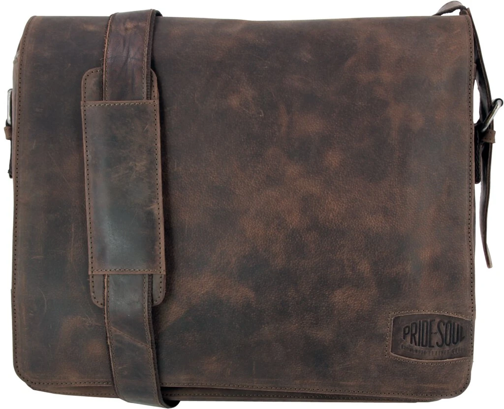 PRIDE&SOUL Umhängetasche "BEN", aus Leder, braun (EAN: 4021068471386)
