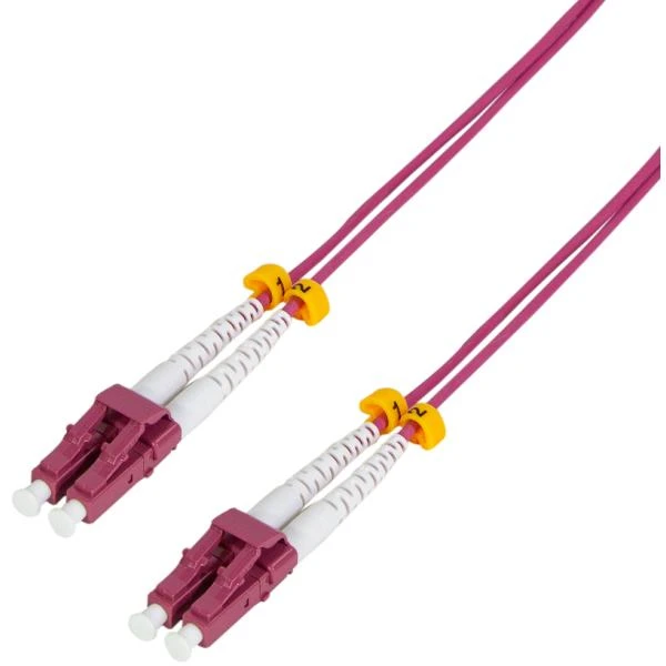 LogiLink LWL Patchkabel, LC-Duplex - LC-Duplex, OM4, 1,0 m (EAN: 4052792017298)