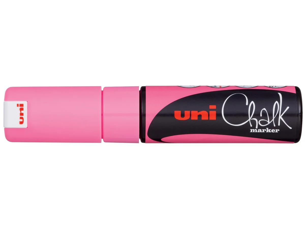 uni-ball Kreidemarker Chalk marker PWE8K, neon-pink (EAN: 4902778140130)