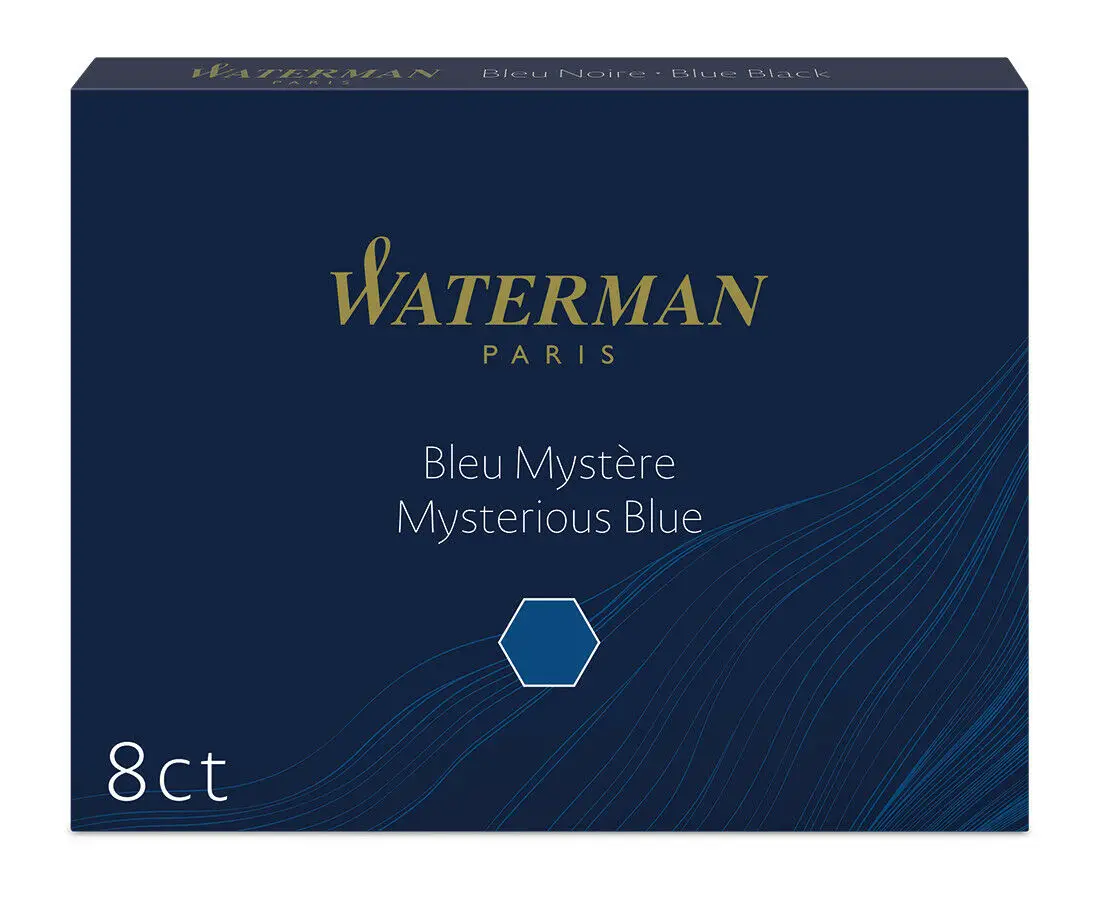 WATERMAN Standard-Großraum Tintenpatronen, schwarz (EAN: 3501170712993)