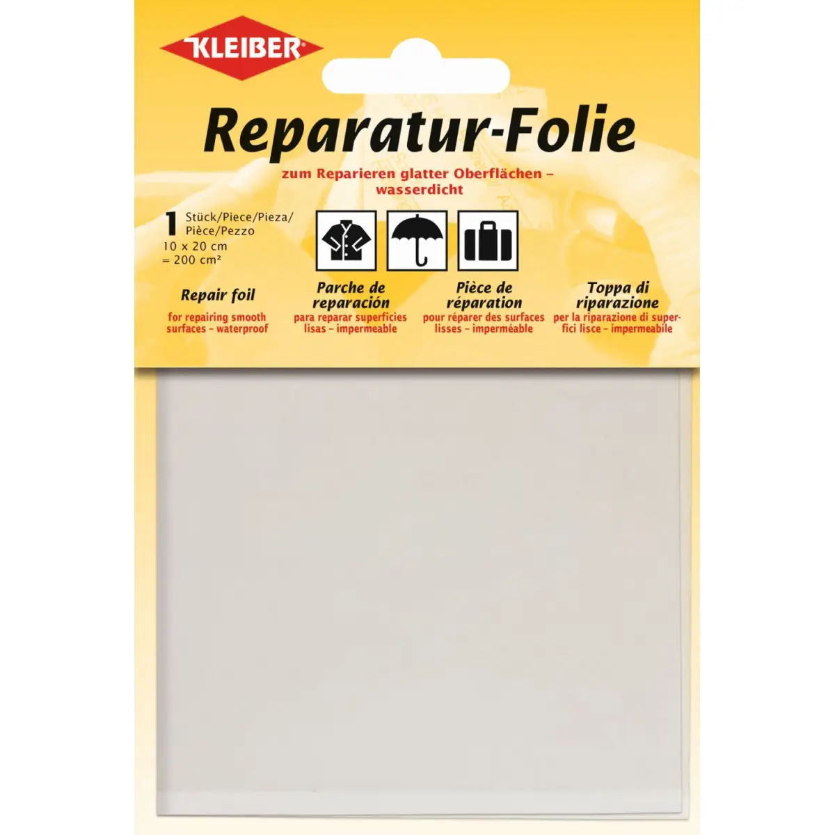 KLEIBER Reparaturfolie, selbstklebend, transparent (EAN: 4009691481507)