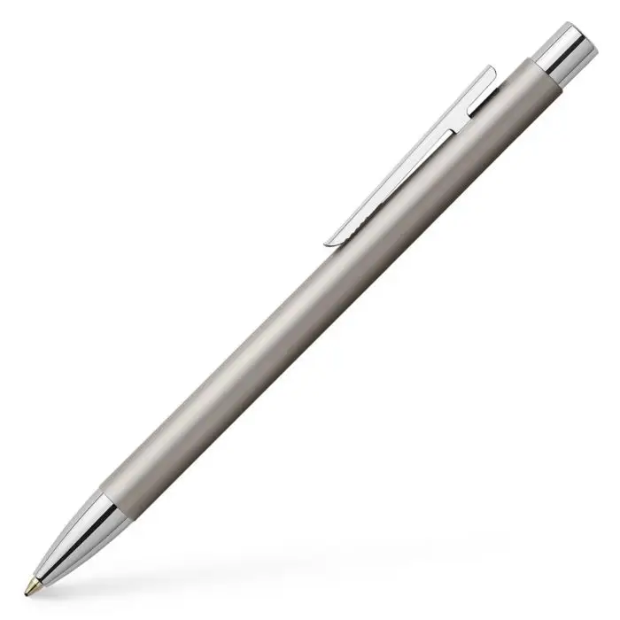 FABER-CASTELL Kugelschreiber NEO Slim Edelstahl, matt (EAN: 9555684674418)