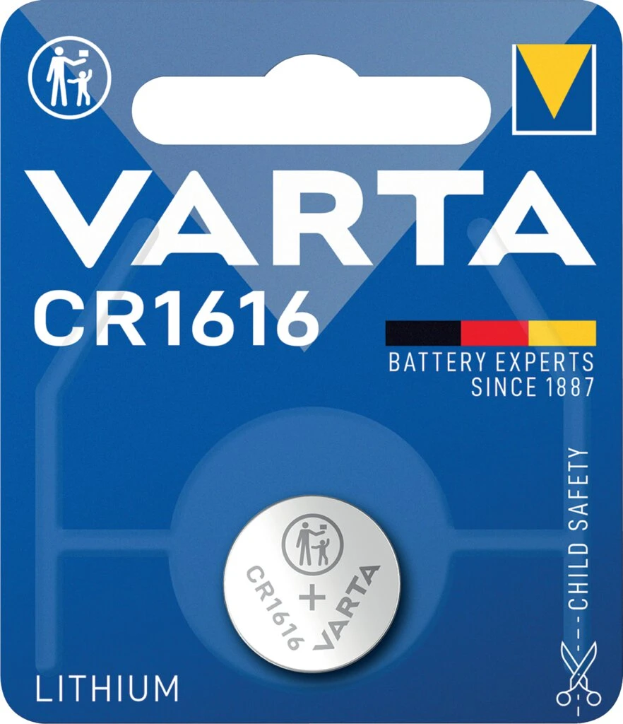 VARTA Lithium Knopfzelle "Electronics", CR1616, 3 Volt (EAN: 4008496270989)