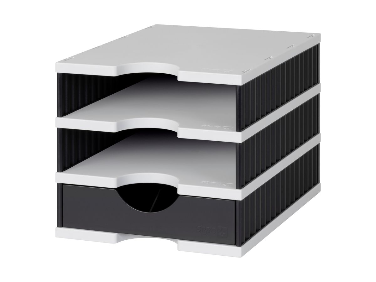 styro Sortierstation styrodoc uno SET, 3 Fächer (EAN: 7612176084598)