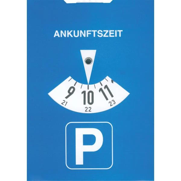 RNK Verlag Parkscheibe, aus Karton, Farbe: blau (EAN: 4002871311809)