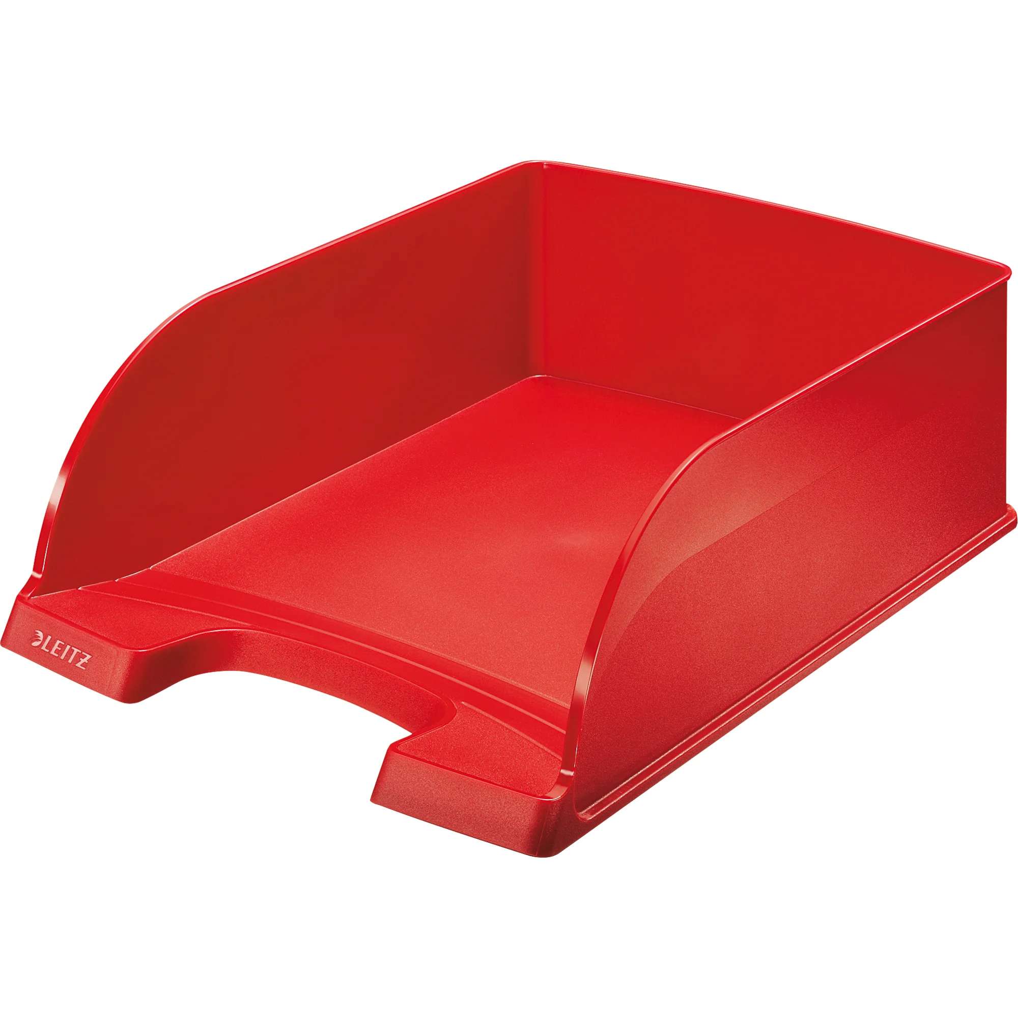 LEITZ Briefablage Plus Jumbo, DIN A4, Polystyrol, rot (EAN: 4002432370887)