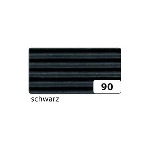 folia Bastelwellkarton, (B)500 x (H)700 mm, schwarz (EAN: 4001868741902)