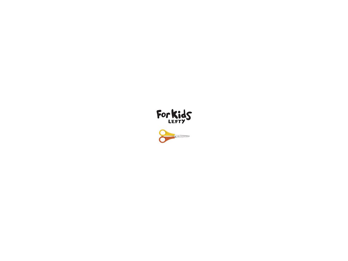 WESTCOTT Bastelschere Kids, spitz, 130 mm, gelb/orange (EAN: 4027521513211)
