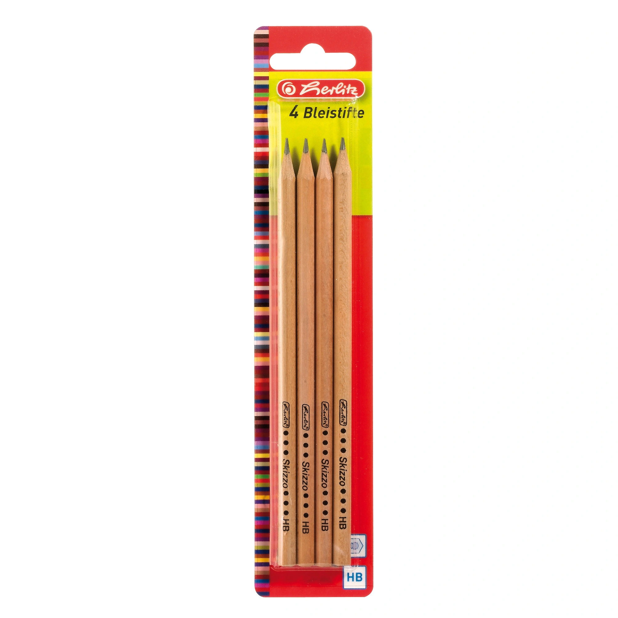 herlitz Bleistift Skizzo natur, sechseckig, Härtegrad HB (EAN: 4008118670555)