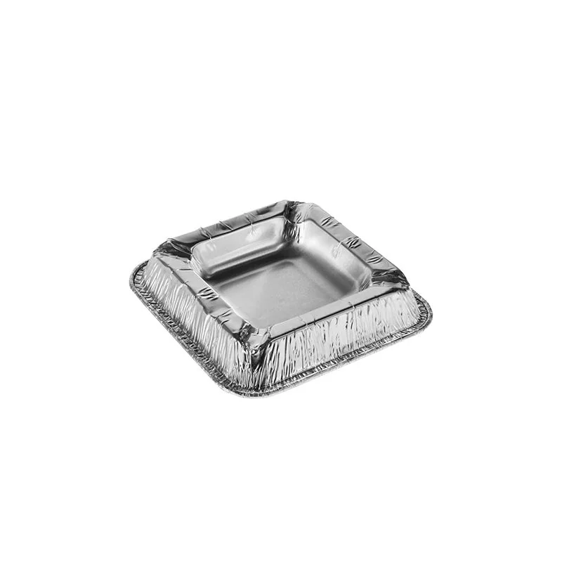 STARPAK Aluminium-Aschenbecher, quadratisch, 50er (EAN: 4002911145791)