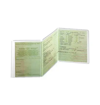DURABLE Ausweishülle, aus PP, dreiteilig, transparent (EAN: 4005546216928)