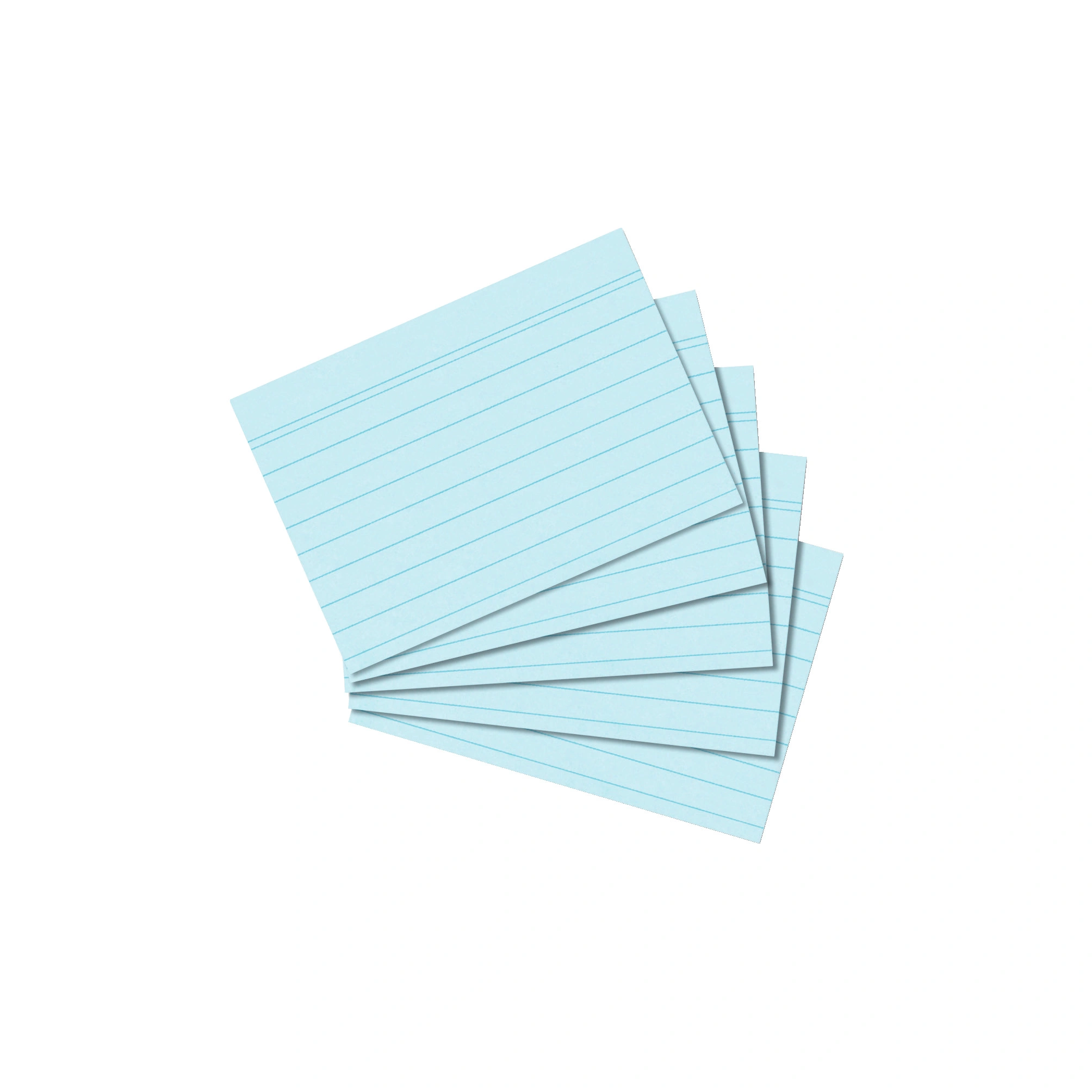 herlitz Karteikarten, DIN A8, liniert, blau (EAN: 4008110309330)