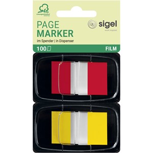 sigel Haftstreifen "Z-Marker" Color-Tip, 2er Pack, sortiert (EAN: 4004360891137)