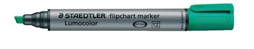 STAEDTLER Lumocolor Flipchart-Marker 356B, grün (EAN: 4007817356135)