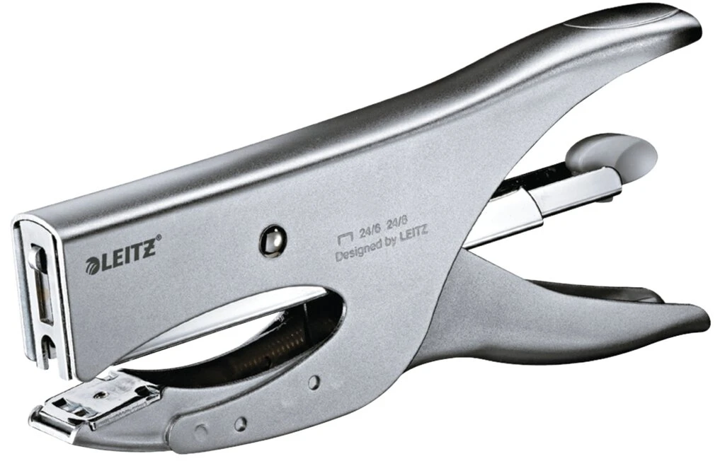 LEITZ Heftzange 5549, Heftleistung: 40 Blatt, matt-silber (EAN: 4002432357659)