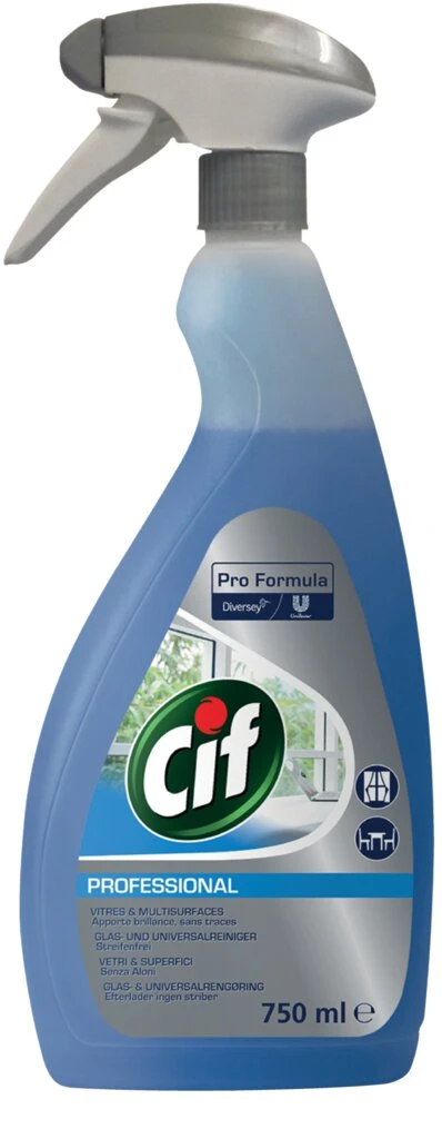 Cif Professional Oberflächenreiniger "Glas & Fläche", 750 ml (EAN: 7615400106578)