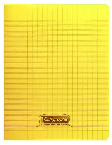 Calligraphe Heft 8000 POLYPRO, 170 x 220 mm, gelb, jaune (EAN: 3210330181240)