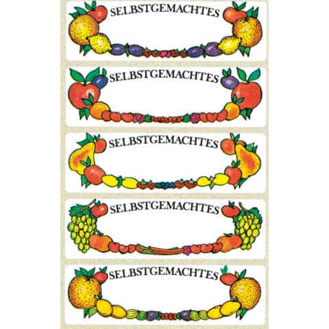ZDesign HOME Haushalts-Etiketten "Obst selbstgemacht" (EAN: 4004182037126)