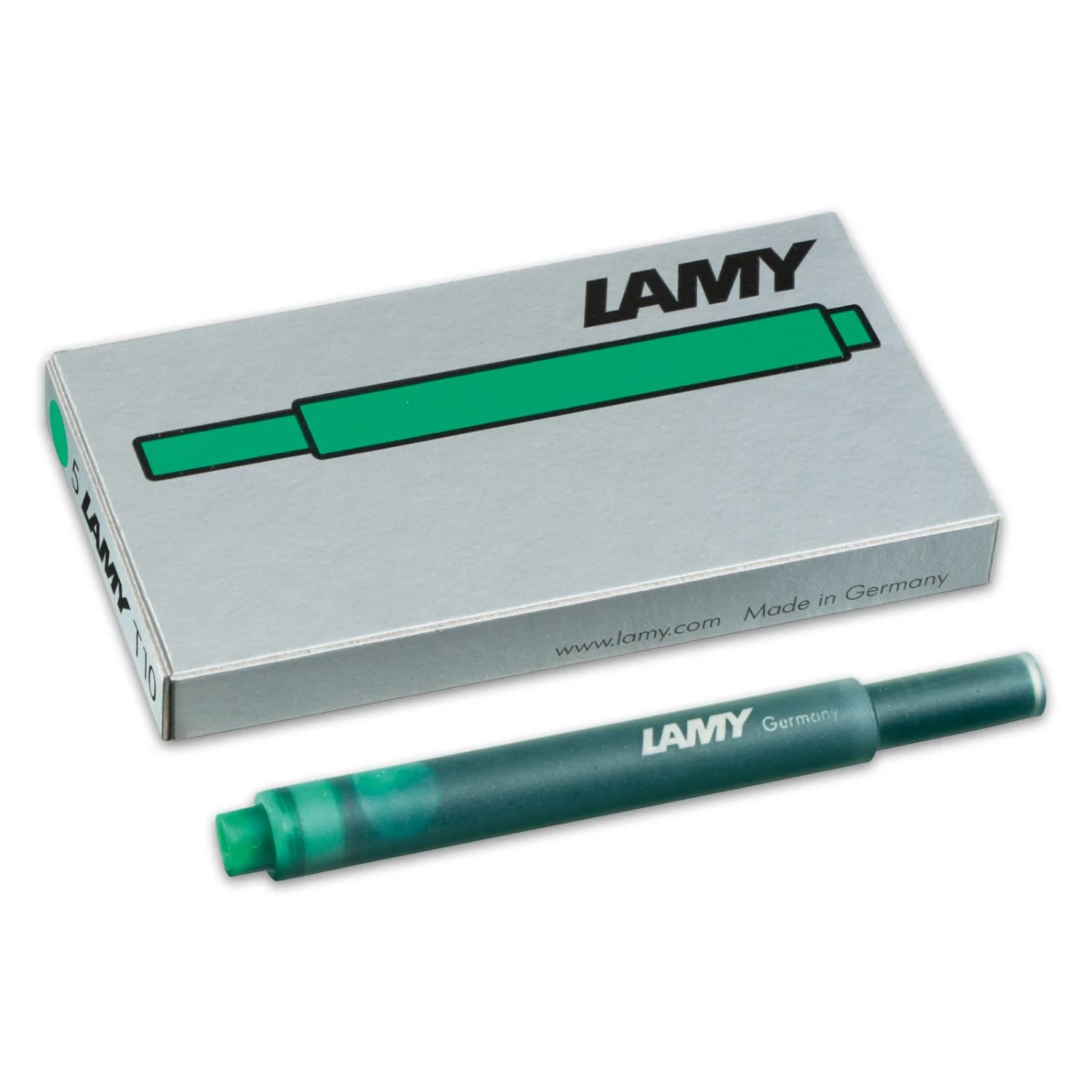 LAMY Großraum-Tintenpatronen T10, grün (EAN: 4014519114789)