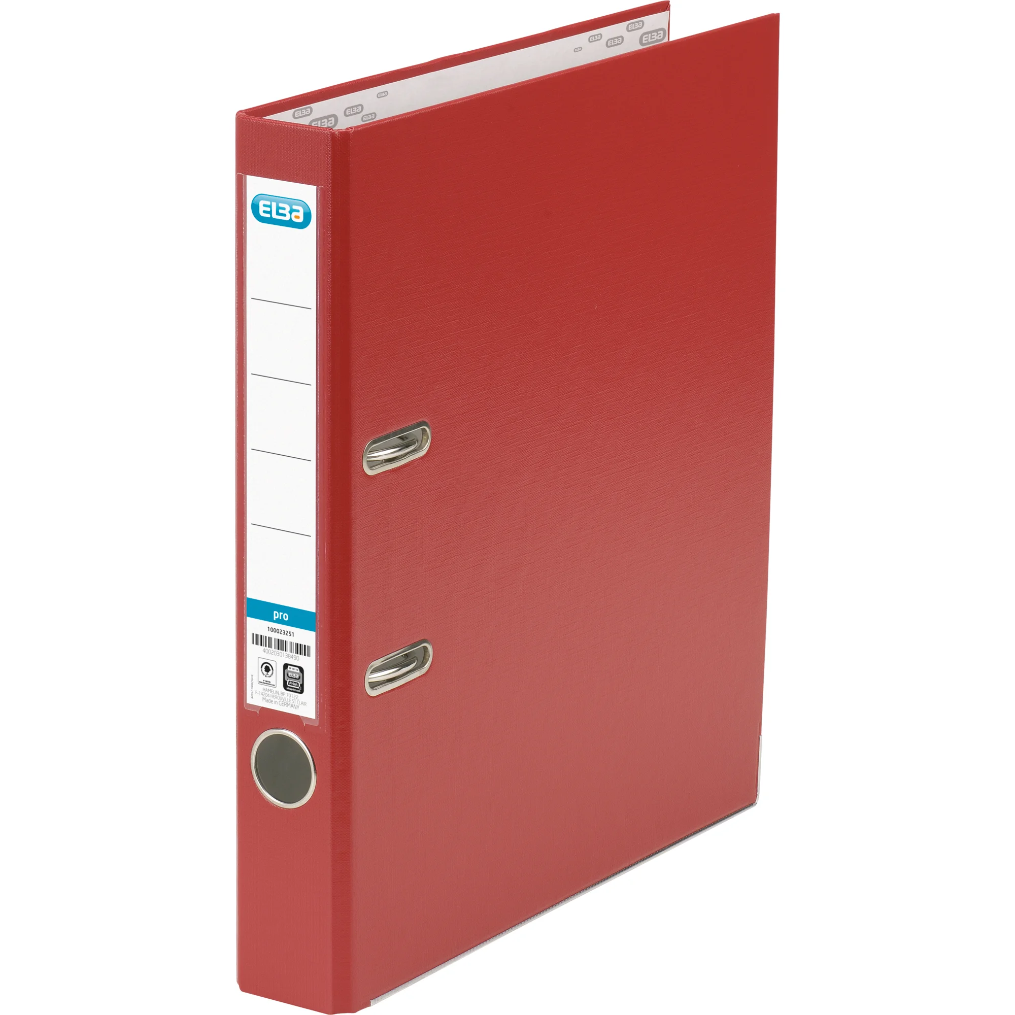 ELBA Ordner smart Pro PP/Papier, Rückenbreite: 50 mm, rot (EAN: 4002030138612)