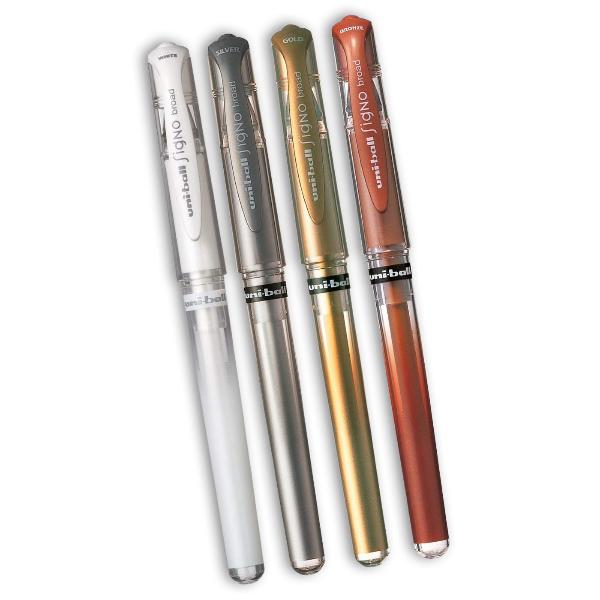 uni-ball Gel-Tintenroller SIGNO broad UM-153, 4er Etui (EAN: 3296280036106)