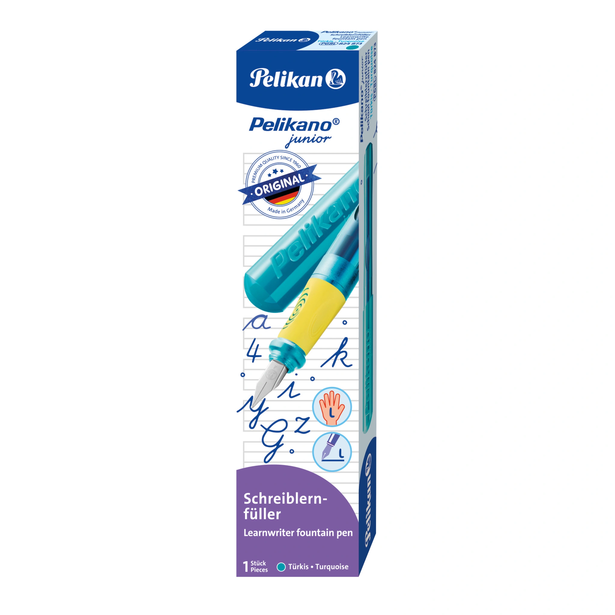 Pelikan Füllhalter Pelikano junior P68L, türkis (EAN: 4012700824875)