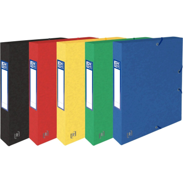 Oxford Sammelbox Top File+, 40 mm, DIN A4, farbig sortiert (EAN: 3045050392214)