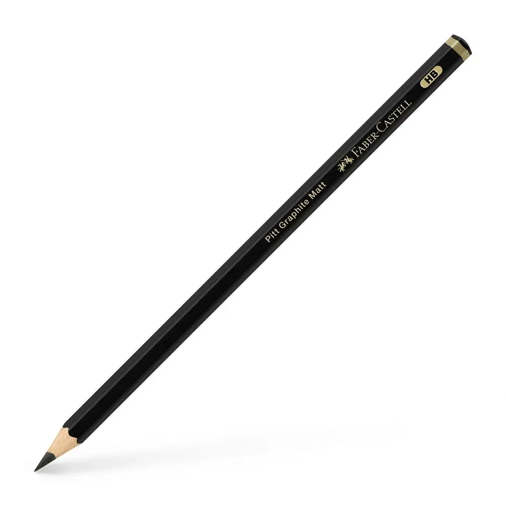 FABER-CASTELL Bleistift PITT GRAPHITE Matt, Härtegrad: HB (EAN: 4005401152002)