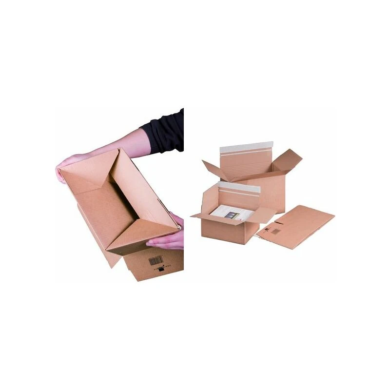 SMARTBOXPRO Blitzbodenkarton, (B)195 x (T)194 mm, SK, braun (EAN: 4250414143589)