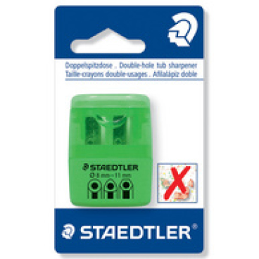 STAEDTLER Doppel-Spitzdose 51260F, neon grün (EAN: 4007817015278)