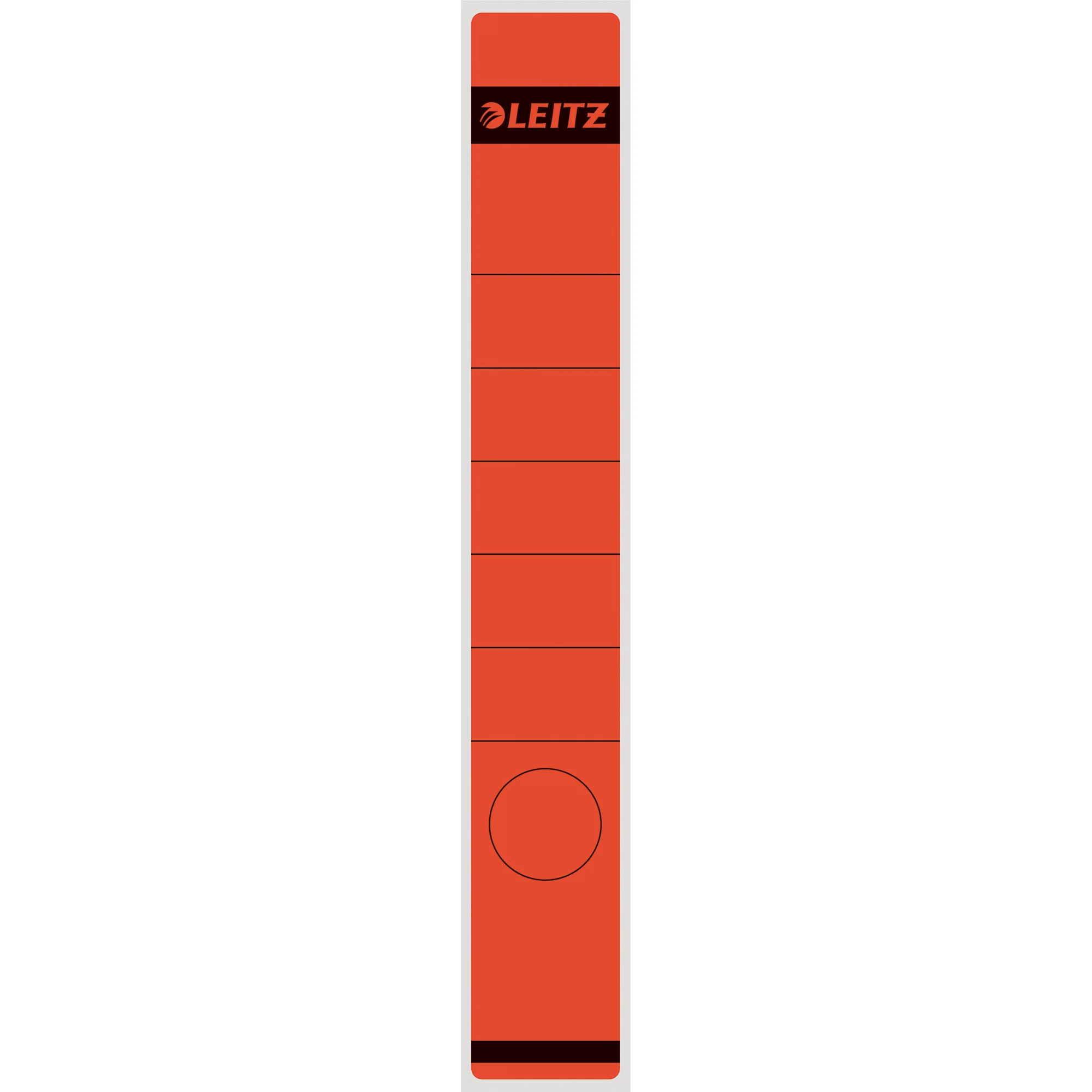 LEITZ Ordnerrücken-Etikett, 39 x 285 mm, lang, schmal, rot (EAN: 4002432302642)