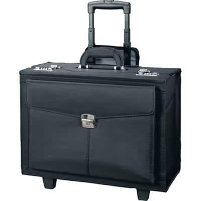 Alassio Pilotenkoffer "ROCCA II", Mikrofaser, schwarz (EAN: 4021068450343)