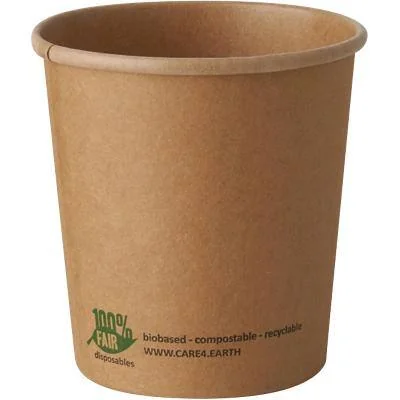PAPSTAR Suppenbecher "pure", rund, 470 ml, braun (EAN: 4002911772669)