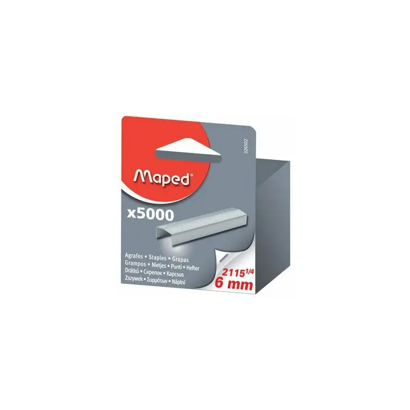 Maped Heftklammern BB 8/4, verkupfert, Großpackung (EAN: 3154143252028)