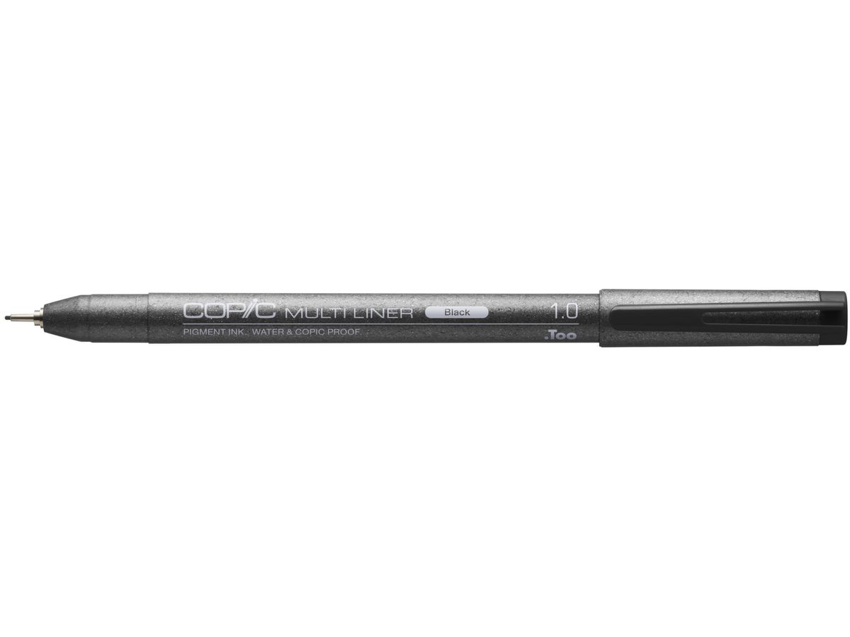 COPIC Fineliner MULTILINER, 1,0 mm, schwarz (EAN: 4511338010228)