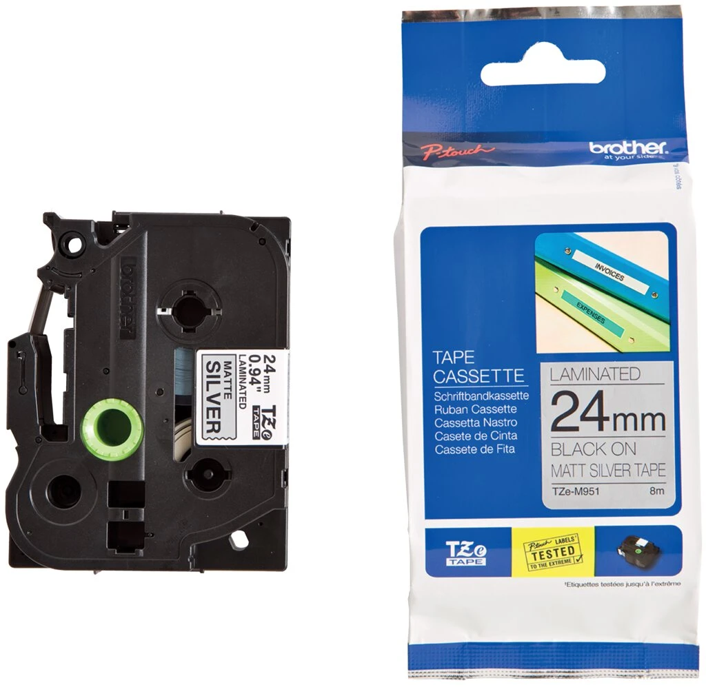 brother TZe-Tape TZe-M951 Schriftbandkassette, Breite: 24 mm (EAN: 4977766692588)