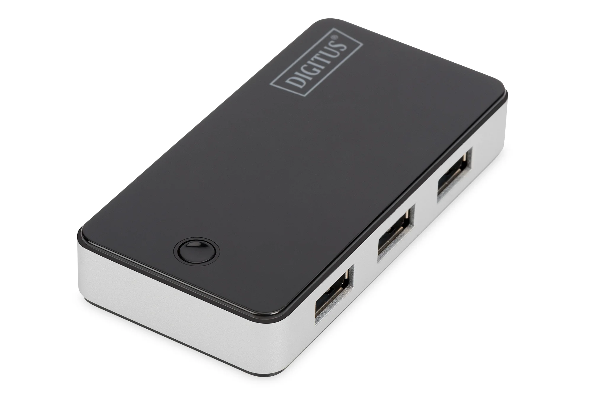 DIGITUS USB 3.0 Hub, 4-Port, schwarz, inkl. Netzteil (EAN: 4016032317005)