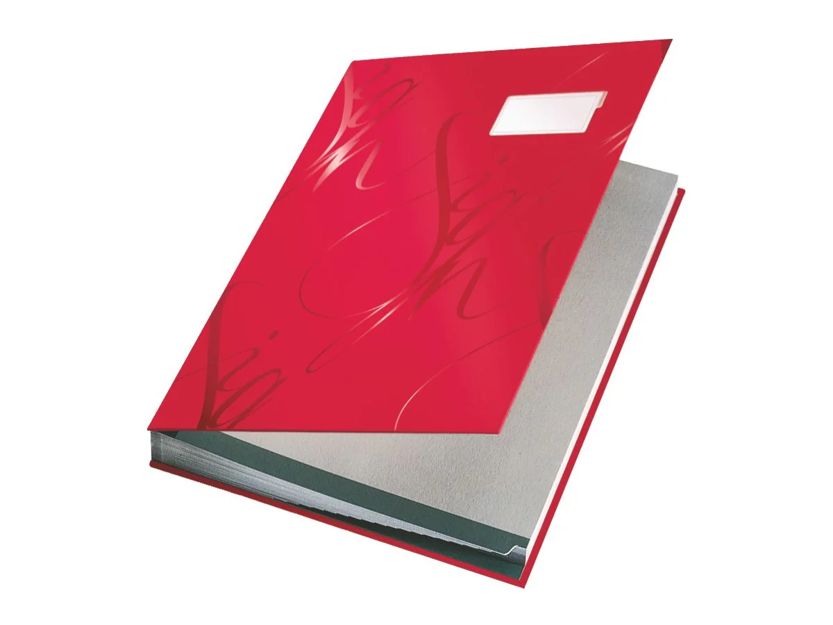 LEITZ Unterschriftenmappe Design, 18 Fächer, rot (EAN: 4002432399062)