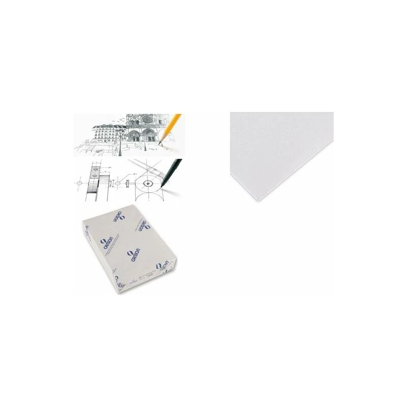 CANSON Zeichenkarton Bristol, 750 x 1.100 mm, 250 g/qm, weiß (EAN: 3148950066473)