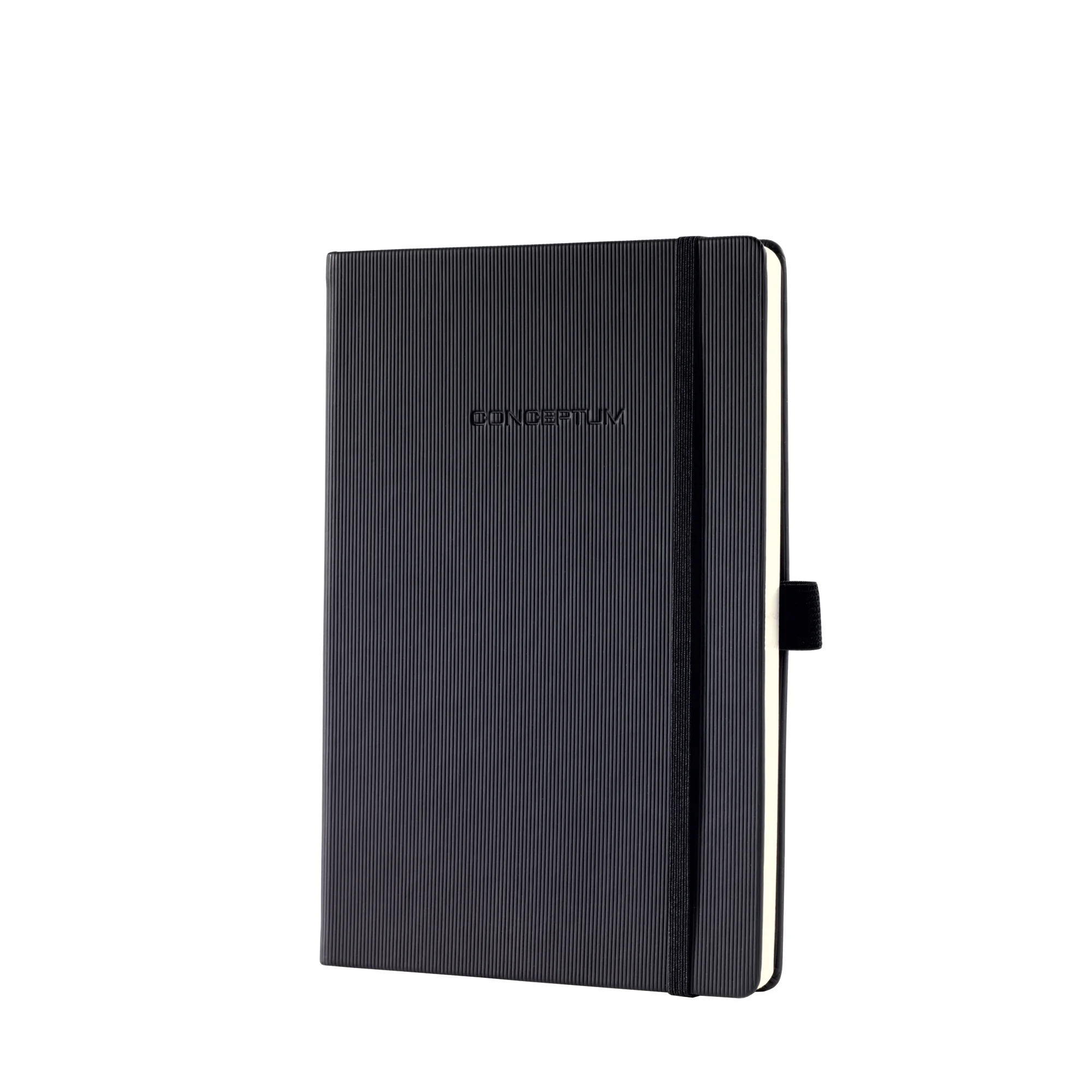 sigel Notizbuch Conceptum, DIN A5, liniert, schwarz (EAN: 4004360900907)