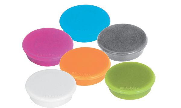 FRANKEN Haftmagnet MagFun, Durchmesser: 32 mm, sortiert (EAN: 4016946219365)