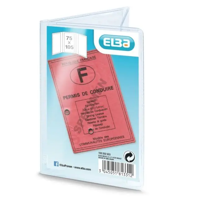 Oxford Ausweishülle, PVC, 3-fach, 0,20 mm, 75 x 105 mm (EAN: 3045051813312)