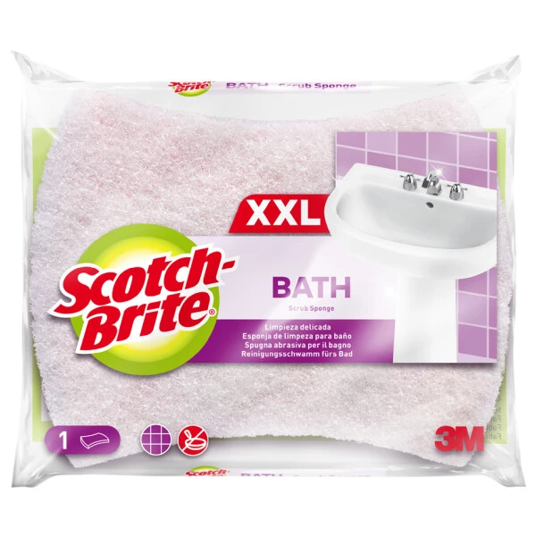 Scotch-Brite Reinigungsschwamm Bath XXL, Farbe: rosa/weiß (EAN: 8410001106809)