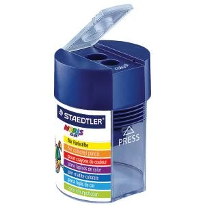 Wonday Doppel-Spitzdose aus Kunststoff, farbig sortiert (EAN: 3701254712554)