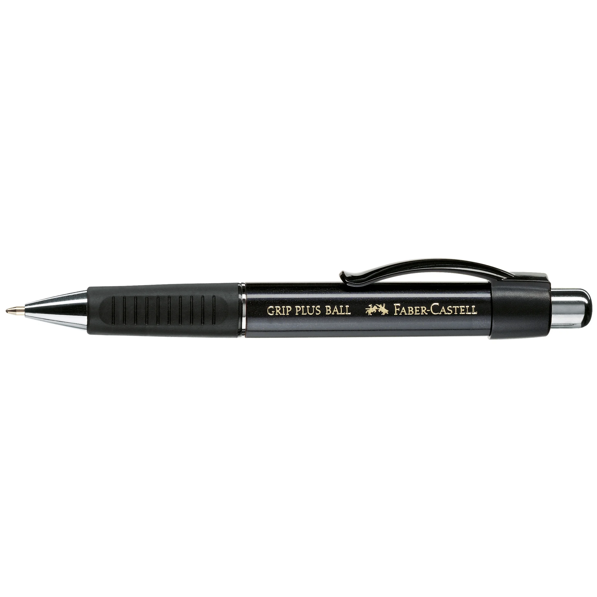 FABER-CASTELL Druckkugelschreiber GRIP PLUS, schwarz (EAN: 4005401407331)